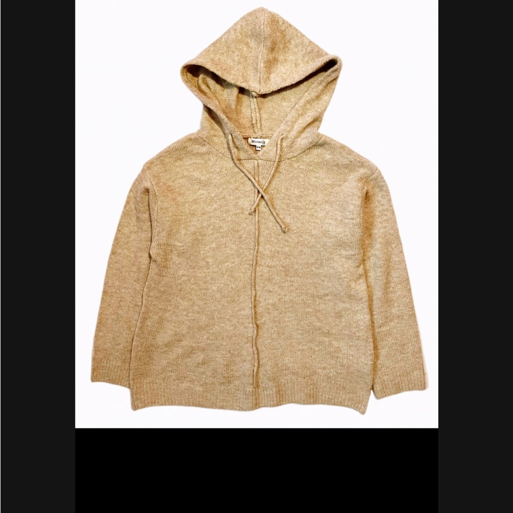 “NEW” 
Women’s Sweater with Hood in Taupe